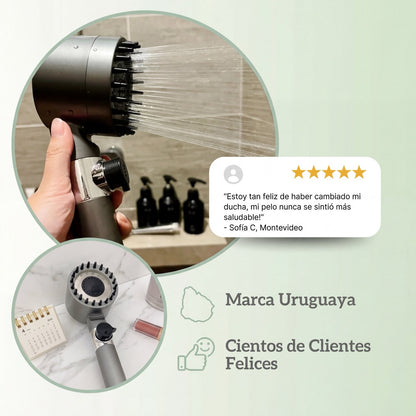 Kit de Ducha Kōra | Ducha Presurizadora con Filtro + Kit de Instalación