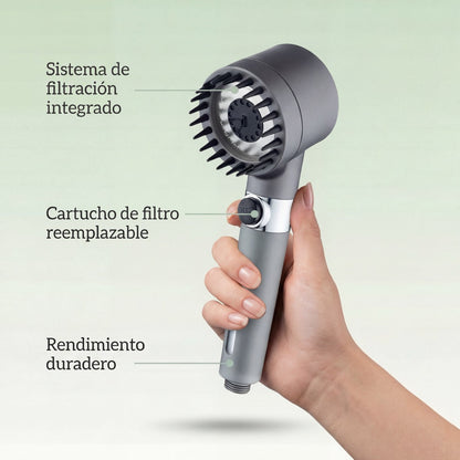 Kit de Ducha Kōra | Ducha Presurizadora con Filtro + Kit de Instalación