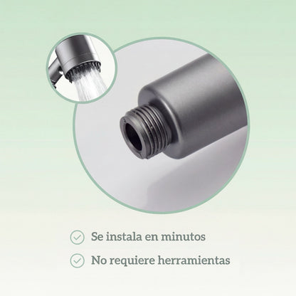 Kit de Ducha Kōra | Ducha Presurizadora con Filtro + Kit de Instalación